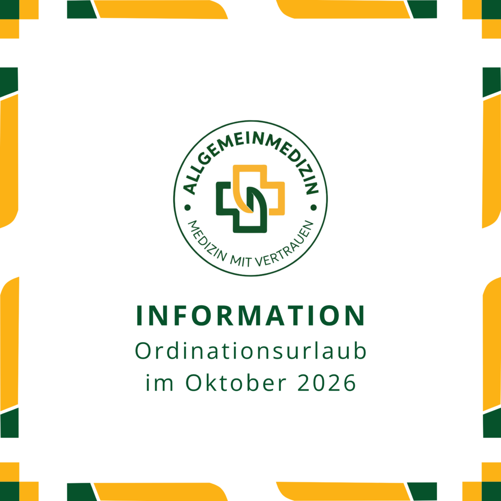 Ordinationsurlaub | Oktober 2026 ordiurlaub